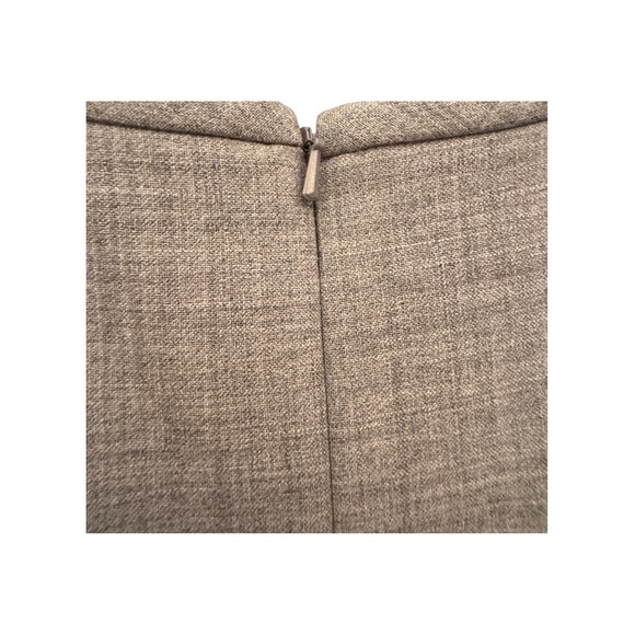 Brooks Brothers Gray Pencil Business Stripped-Lining Wool Blend Dress Sz 2 - Picture 7 of 15